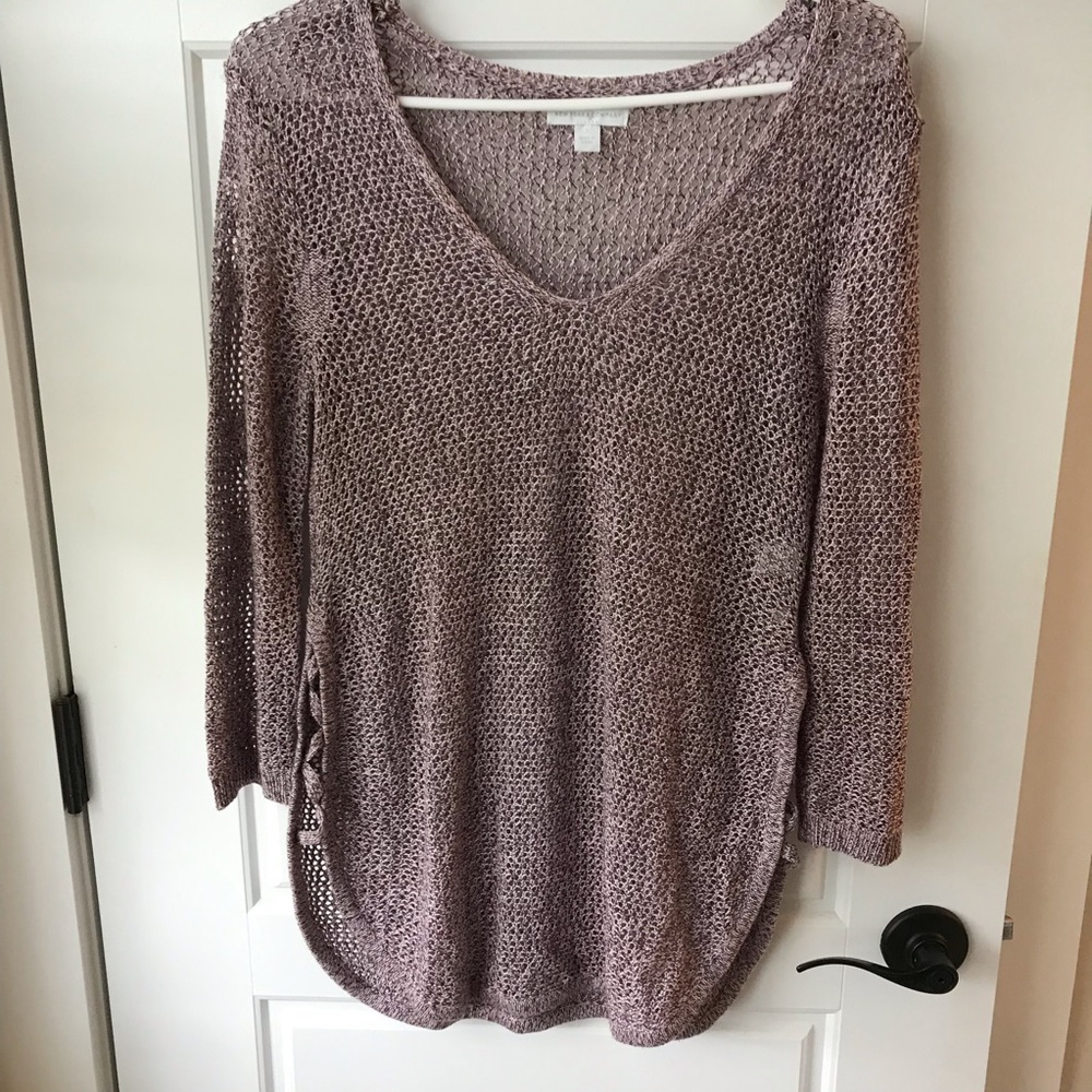 Fish-net style sweater